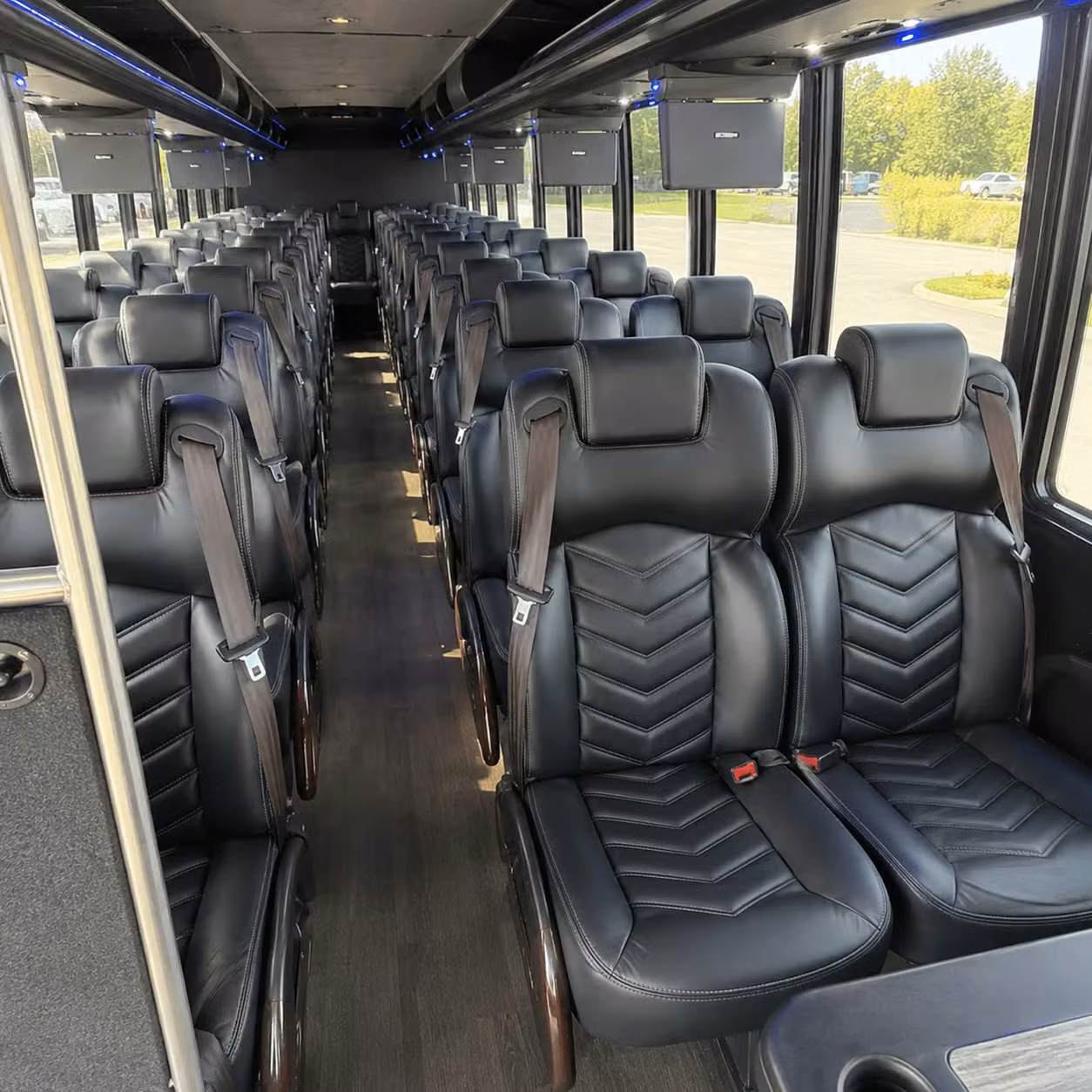 25 passenger minibus inside