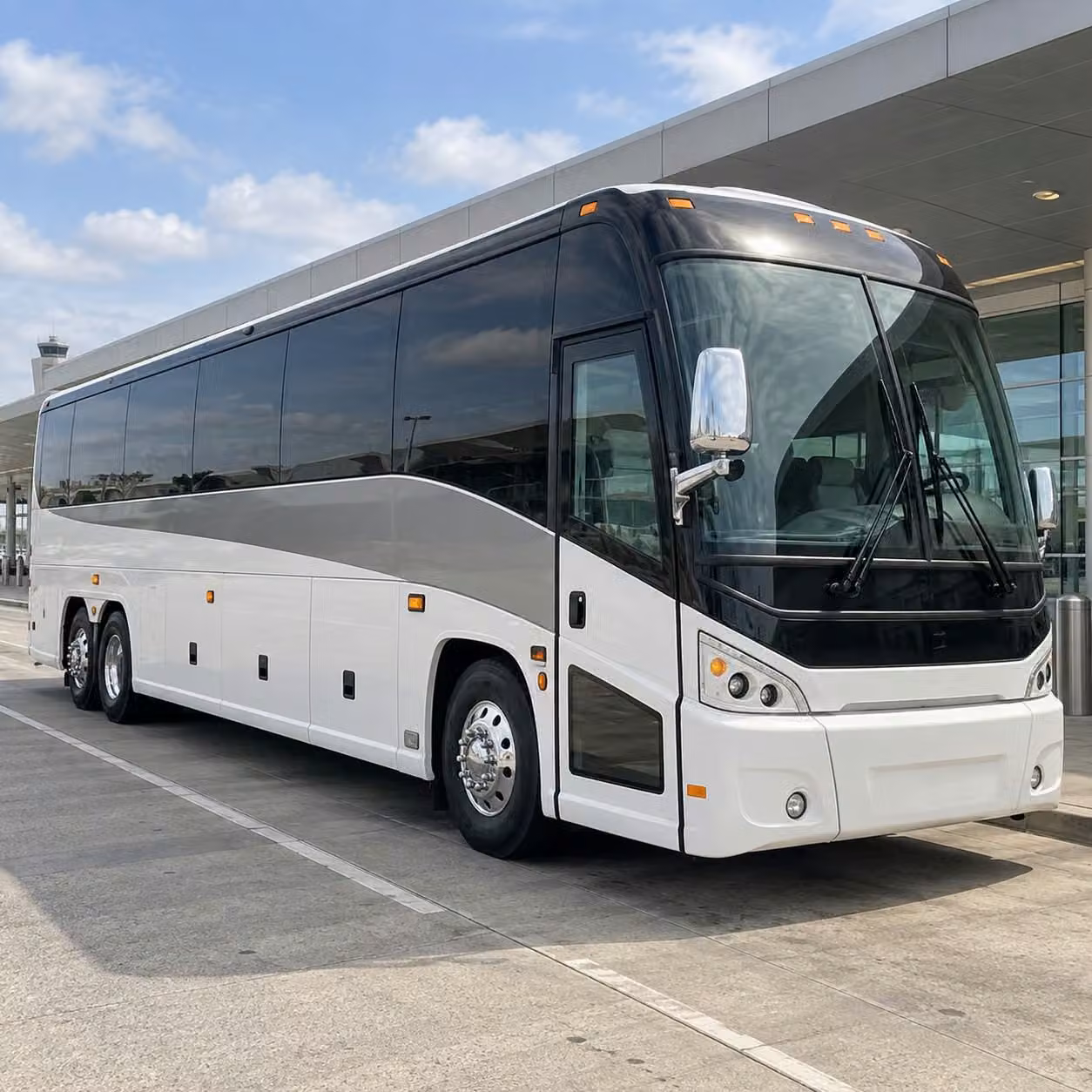 ada accessible field trip buses for pontiac schools and youth groups